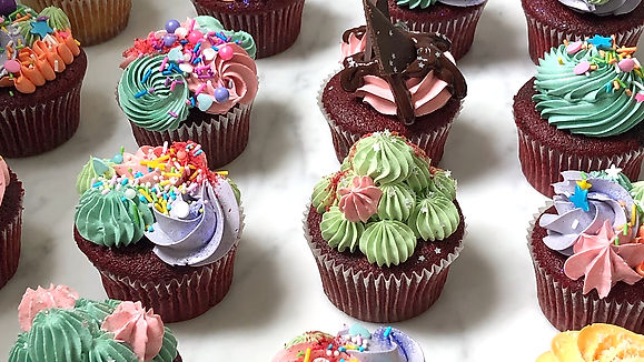 Fun Colourful Cupcakes